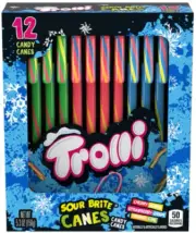Trolli (2-PACK) Sour Brite Candy Canes 24 Count Box - 10.6 oz - Best By 03/2026