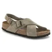 Birkenstock Tulum Slingback Soft Footbed Sandals EU 38 Womens 7-7.5 Taupe Beige