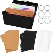 LAPYAPPE Efficient Desktop Card Organizer Lined Index Cards for Home School Office