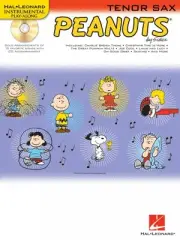 Peanuts for Tenor Sax Instrumental Play-Along Book and CD NEW 000842433