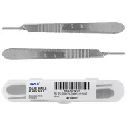 JMU Scalpel Handle #3 with Scale Ruler 2-Pack For Surgical Blade 2 pcs/PET