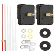 Clock Mechanism Replacement, 2Set Quartz Clock Mechanism DIY Clock, White Red