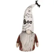 Melrose Plush Halloween Ghost Gnome Shelf Sitter 24"H