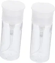 Healeved 2Pcs Petg Leak Liquid Dispenser Bottles for Home Storage Travel Refillable Travel Bottles for Skincare Makeup Remover and Toiletries