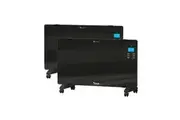 Vevare 2pcs 2000W Electric Glass Panel Heater Convection Heaters