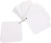 STOBOK 300sheets Blank Cards for Smooth Paper Index Cards for Notes Study Flashcards for Creative Projects and Scrapbooking