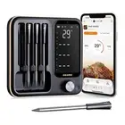 Wireless BBQ Thermometer with 4 Probes INT-14-BW, 3-Mode Wifi Bluetooth Meat The