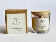 Bel Scents Co. Sundays Vanilla Coconut and Fenugreek Soy Candle, 365g, 100% Soy Wax Large Scented Candle. Australian Made. Aromatherapy, Birthdays, Mothers Day Gifts