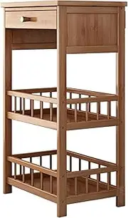Small Antique Shelf New Chinese Tea Rack Rack Office Decoration Tea Rack Purple Clay teapot Tea Set Display Cabinet,30x30x78cm