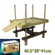 16" Turtle Pier Basking Platform Aquarium Fish Tank Reptile Floating Dock Pier