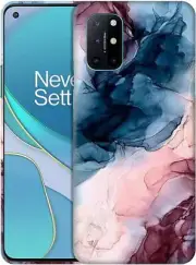 OnePlus 8T 5G Abstract Marble Plastic Hard Snap-On Protective Back Case