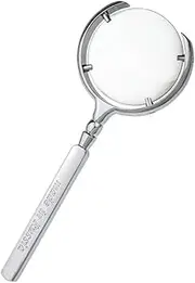 VALICLUD Magnifying Glass Lightweight Handheld Magnifier for Reading Nature Exploration for Insects Stamps Coins and Close Observation Convenient Design and