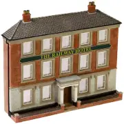 Bachmann Scenecraft OO Gauge Building Low Relief Railway Hotel Model 44-214