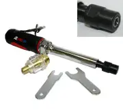 5" 6mm Extended Long Shaft 1/4" Pneumatic Air Mini Die Grinder w/ Oiler