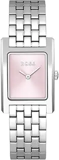 [HUGO BOSS] Lucy Stainless Steel Pink Dial Women's Watch