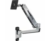 Ergotron Wall Mount for Flat Panel Display - Polished Aluminum - Height Adjustable - 106.7 cm (42") Screen Support - 11.34 kg Load Capacity - 75 x x