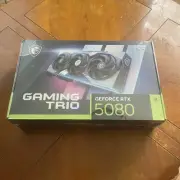 MSI Gaming NVIDIA RTX 5080 16G Gaming Trio OC Graphics Card 16GB GDDR7 | IN-HAND