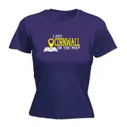 Put On The Map Cornwall - Funny Novelty Womens T-Shirt T Shirt Tshirt