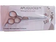 Apliquick 3 Hole Microserrated Scissors Small 4 inches