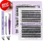 Lash Extension Kit DIY 280 Pcs 30D and 40D Individual Lashes with Remover