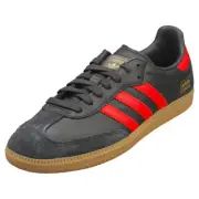 adidas Samba Og Mens Casual Trainers in Black Red