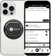 BrexLink 3-in-1 AI Voice Recorder Translator with APP NO FEEs 140 Languages
