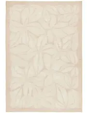 [Miss Amara] Minar Botanical Washable Rug in Beige