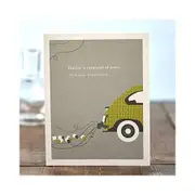 Positively Green Wedding Card - Forever Is Composed...