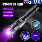 2in1 UV Ultra Violet LED Flashlight Blacklight Light 395nM Inspection Lamp Torch