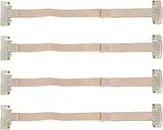 Facelift Bands with Clips, 4Pcs Instant Face Lift Hair Bands with Clips for Girls, Reusable Hairpin Facial Lifting Bands Invisible Facelift Patch Straps, Adjustable Elastic Band