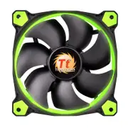 Thermaltake CL-F039-PL14GR-A Riing 14 High Static Pressure 140mm Green LED Fan