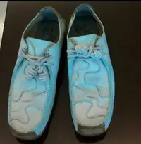 在飛比找Yahoo奇摩拍賣-7-11運費0元優惠優惠-正品 Macanna 麥坎納 白色 暈染 淡天空藍 休閒鞋