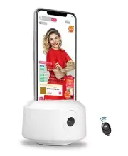 Auto Tracking Phone Holder with Bluetooth Remote, 360 Rotation Camera Mount