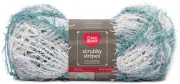3 Pack Red Heart Scrubby Stripes Yarn-Cool Mint E833S-145
