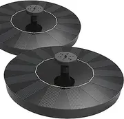Solar Fountain, Solar Powered Bird Bath Fountain with 4 Nozzles 1.4W Solar Panel Kit Water Pump, Outdoor Watering Submersible Pump for Pond, Pool, Garden, Fish Tank