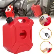 1.3 Gallon Backup Fuel Container 5L Oil Gas Can Petrol Tanks Can Container Cars