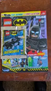 German Lego Comic Book Batman W Lego Batmobile
