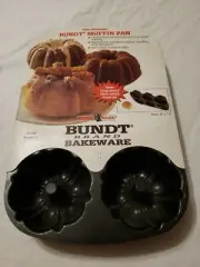 NORDIC WARE MINI BUNDT PAN CAKE MUFFIN MOLD NON-STICK CAST ALUMINUM NEW