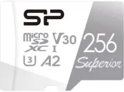 Silicon Power 256GB Microsdxc UHS-I Micro SD Card with Adapter, up to 100Mb/S Re