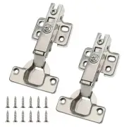 2 Pack Soft Close European Hinges 90-110 Degree Concealed Kitchen Cabinet Doo...