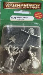 Warhammer Undead Heroes and Command Original NIB 8572 Metal