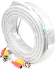 100 Feet Video Power BNC Pre Made Cable Siamese for CCTV Security Camera System