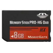 8Gb Memory Stick Pro Duo Hx Memory Card - 30Mb / Second High Speed For Use With Playstation (100% Real Capacity)
