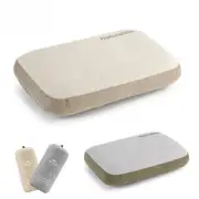 Memory Foam Comfort Square Pillow Portable Outdoor Camping Travel Easy Storage
