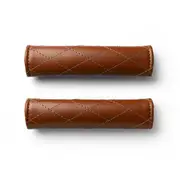 Bugaboo Bee 5 leather look grips Leather cognac