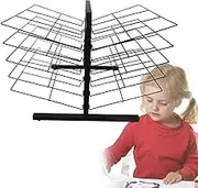 Table Top Art Drying Rack, Paint Drying Rack for Schools and Art Clubs 10/20 Shelves Metal A3 Artwork Storage Display Rack for Classroom Painting Crafts,10layers