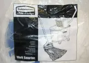Rubbermaid 48" Dust Mop Head Commercial K15700WH00 Kut-a-Way 3 Total White S7778