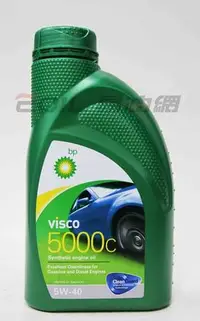 在飛比找Yahoo!奇摩拍賣優惠-【易油網】【缺貨】BP 5W40 VISCO 5000C 高