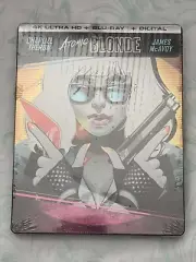 Atomic Blonde 4K ULTRA HD / BLU-RAY Steelbook Sealed