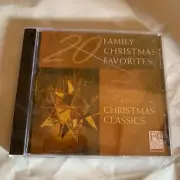20 family Christmas favorites ~AUDIO CD NEW Shelf00i
